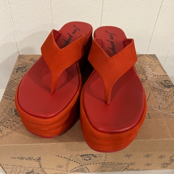 Free People Haven Thong Flatform Sandals NWT - Picture 9 of 13